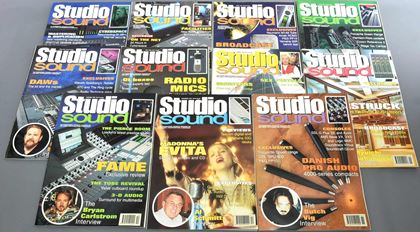 various-Studio Sound mags Jan 95 -  Dec 98